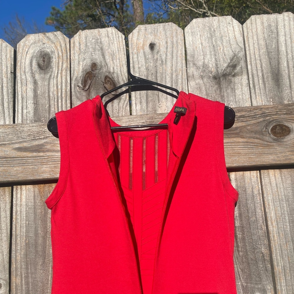 Escada Red Midi Dress - Picture 13 of 16